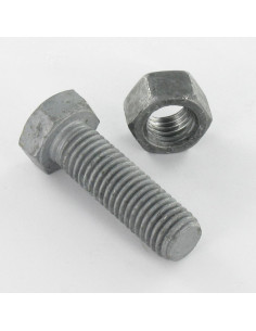 Boulon (vendu avec Ecrou) Tête hexagonale TH M18X60...