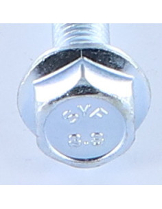 Vis métaux Tête hexagonale TH M8X55 Embase collerette... 2