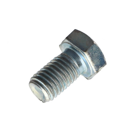 1 x Vis métaux Tête hexagonale TH M12X25 Classe 10.9 Acier zingué