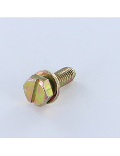 Vis métaux Tête hexagonal fendue M6X18 Avec Rondelle...