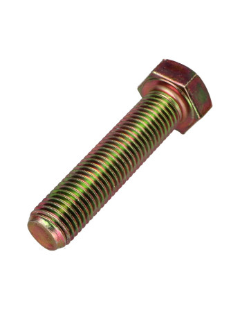 Vis métaux Tête hexagonale TH M16X70 Classe 8.8 Bichromaté