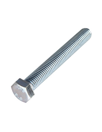 Vis métaux Tête hexagonale TH M12X100 Classe 8.8 Acier zingué