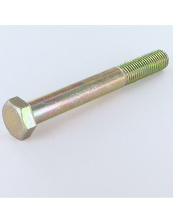 Corps de boulon filetage partiel Tête hexagonale TH M16X130 Classe 10.9 Bichromaté