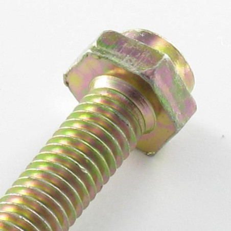Vis cassette Tête hexagonale TH Pozi M6X45 Pozi 2 Classe 6.8 Bichromaté