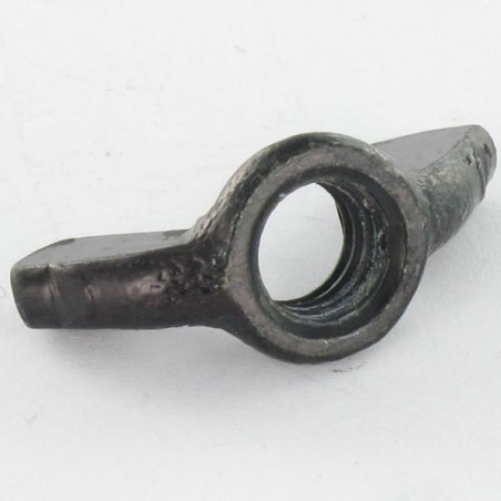 1 x Ecrou à oreille M4 Forme amEricaine Acier zingué noir