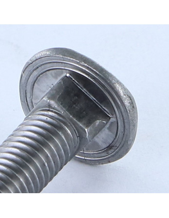 TRCC JAPY tête ronde collet carré Tête DIAMANT M8X60 Acier brut