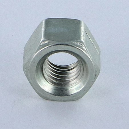 1 x Ecrou frein Fendue M6 H130 Classe 8 Acier zingué