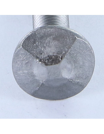 TRCC JAPY tête ronde collet carré Tête DIAMANT M8X60 Acier brut