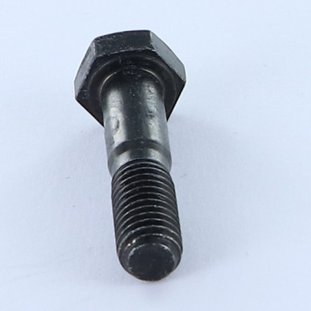 1 x Corps de boulon filetage partiel Tête hexagonale TH M8X35 Filetée sur 15 Classe 8.8 Acier zingué noir
