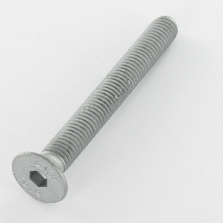 Vis métaux FHC tête fraisée empreinte hexagonale creuse M8X70 Filetée sur 22 Classe 10.9 Clé de 5 HC5 DAC