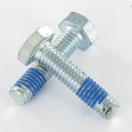 1 x Corps de boulon filetage partiel Tête hexagonale TH M8X45 Classe 6.8 Acier zingué Frein filet