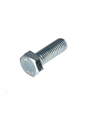 Vis métaux Tête hexagonale TH M8X40 Classe 8.8 Acier zingué