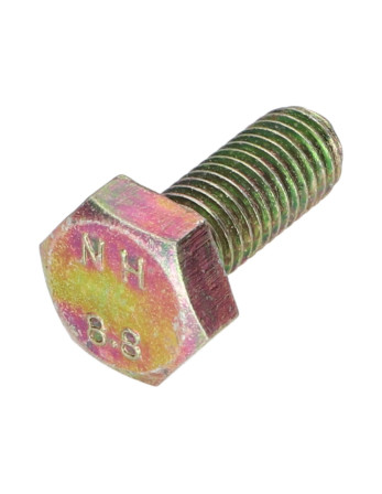 Vis métaux Tête hexagonale TH M10X25 Classe 8.8 Bichromaté