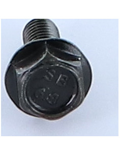 Vis métaux Tête hexagonale TH M6X16 Filetée sur 12 Embase... 2