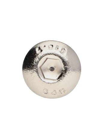 Vis métaux BHC (Tête Bombée Hexagonal creux) M12X70 Filetage partiel Classe 10.9 Clé de 8 HC8 Nickel
