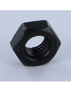 Ecrou à tole Hexagonal Acier zingué noir M6 Epaisseur... 2
