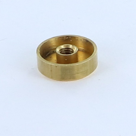 Rosace Plate Laiton 15 Taraudage borgne M4