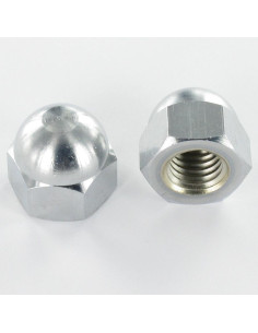 Ecrou Borgne Laiton chrome M12