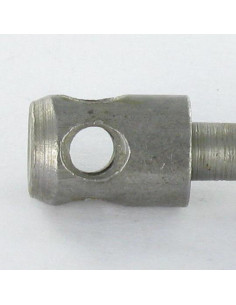 Axe Acier zingué Long M6X51 Pas de 100 Tête 8.5 2