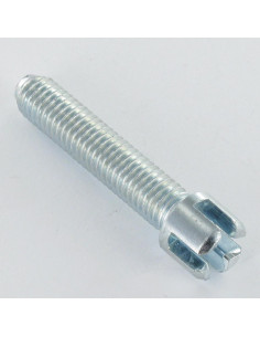 Vis assemblage lit Acier brut M8X45 Pas de 150 Tête croix