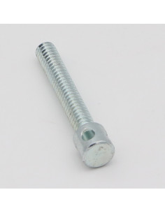 Vis d assemblage lit Acier zingué M7X45 Tête 4 trous