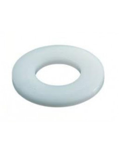 Rondelle Plate nylon naturel 4.2X8X1