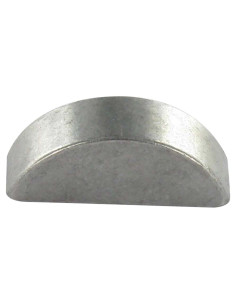 Clavette disque demie lune Acier brut 4X5 Longueur 13