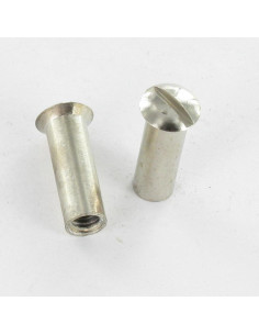 Ecrou Relieur Tête fraisée bombée TFB Fendue M4X12 5X16...