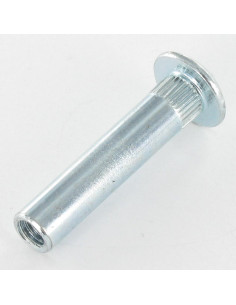 Ecrou Relieur POZI et fendu 8X38 M6X15 Acier zingué 2