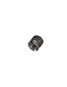 Insert fileté bois fendu Acier brut M6 12X10