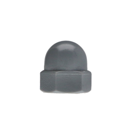 Ecrou borgne Nylon Gris Clair M8
