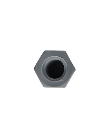 Ecrou borgne Nylon Gris Clair M8