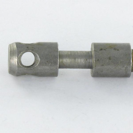 Axe Acier zingué Long M8X75 Pas de 150