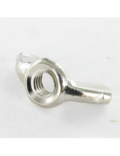Ecrou à oreille Laiton nickelé M6 Forme amEricaine 2