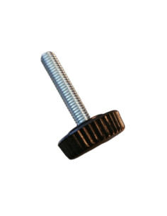 Bout Serrage nylon noir M5X10 Diamètre de tête: 20