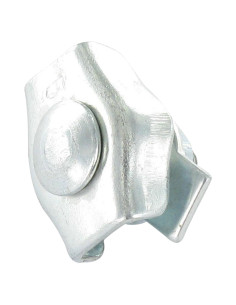 Serre cable plat simple Acier zingué Câble De 3
