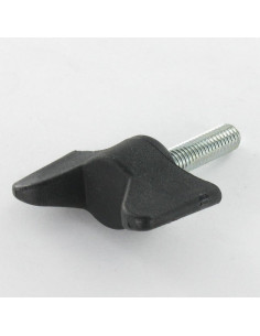 Vis à oreilles manette de serrage nylon noir M8X20