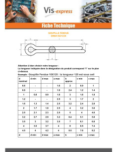 Goupille Acier zingué Fendue 2X20 2