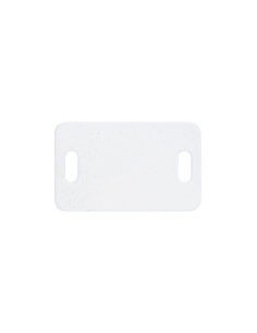 PLAQUE D'IDENTIFICATION nylon blanc 26.4X16.2