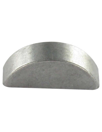 Clavette disque demie lune Acier brut 4X5 Longueur 13