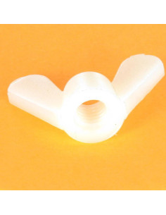 Ecrou à oreille nylon naturel M6 2