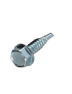 Vis autoperceuse Tête hexagonale TH Lisse 6.3X25 Acier...
