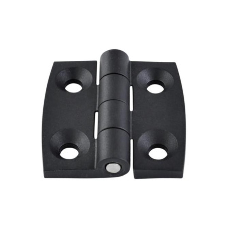 Charnière Carrée 60X60 nylon noir