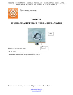 Rondelle Plastique M3.5X11.3X4.7