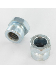 Ecrou De SECURITE Hexagonal AUTOCASSANT Acier zingué M8