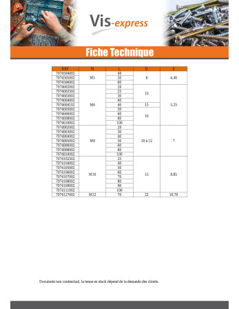 Piton Métaux M5X20 Diamètre Oeil 8 Acier zingué