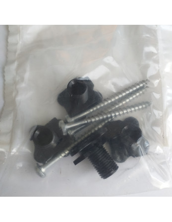 Sachet De 4 Vis Tête cylindrique TC 5X60 Avec 4 Ecrou Nylon