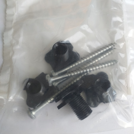 1 x Sachet De 4 Vis Tête cylindrique TC 5X60 Avec 4 Ecrou Nylon