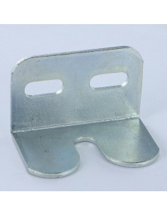 Equerre réglable 26X26X40 3 Trous Acier zingué