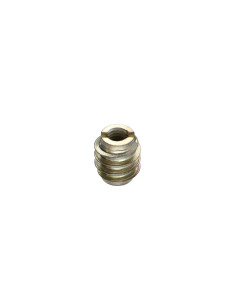 Insert fileté bois fendu 13X13 M6 Acier zingué 2